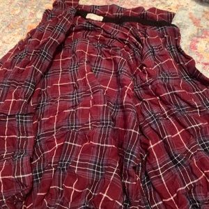 Garage women’s flannel maroon
